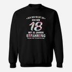 Lustiges Sweatshirt zum 50. Geburtstag, 18+32 Jahre Erfahrung