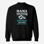 Mama Tochter Herz-an-Herz Schwarzes Sweatshirt, Emotionales Design