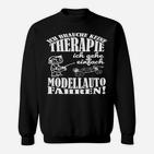 Modellauto-Fan Sweatshirt Therapie-Ersatz, Hobby-Tee - Schwarz