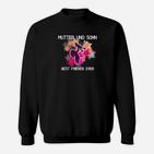 Mutter und Sohn Best Friends Forever Sweatshirt, Herz & Puzzle Design