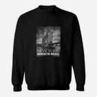 New York Brooklyn Bridge Schwarzes Sweatshirt, Urban Design Tee