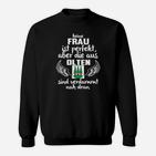 Olten Stolz Damen Sweatshirt mit Fast Perfekt Wappen Spruch