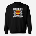 Optimized Product Rheinfelden Stolz Herren Sweatshirt mit Wappen, Ehrensache Geboren Motiv