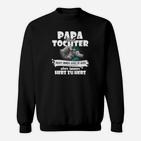 Papa und Tochter Herz-zu-Herz Sweatshirt, Familienbande Design