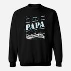 Papa Wortwolke Design Sweatshirt, Liebevolle Beschreibungen für Väter