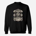 Personalisiertes Geburtsjahrgang Sweatshirt - Legenden des Februars 1958