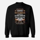 Personalisiertes November-Geburtstagsshirt für Stolze November-Mädchen Sweatshirt