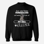 Pitbull Glitzer Sweatshirt für Hundeliebhaber, Witziges Design