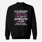 Prinzessin und Anwältin Damen Sweatshirt, Meisterin des Komplizierten Tee