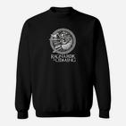 Ragnarok Coming Herren Sweatshirt, Nordisches Mythologie-Design in Schwarz