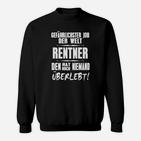 Rentner Sweatshirt mit Spruch, Lustiges Überlebensmotiv