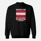Schwarz-Rot-Gold Statement Sweatshirt, Patriotisches Design Hilfe beim Packen