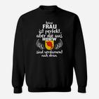 Schwarzes Sweatshirt Frauen aus Horw fast perfekt – Witziges Statement-Tee