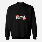 Schwarzes Sweatshirt FS Eskaliert, EH! Lustiges Design für Partyfans