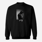 Schwarzes Sweatshirt Inspirierendes Gebets-Motiv Pray, Motivations Tee