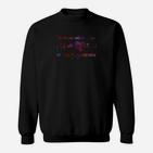 Schwarzes Sweatshirt mit Buntem Mathematischen Formel-Design
