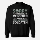 Schwarzes Sweatshirt Vergeben an sexy Soldaten, Partner-Look