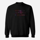 Serotonin Molekül Schwarzes Sweatshirt, Nerd Chemie Caffeine Spruch Tee