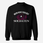 Soldat Militär Bundeswehr Herz Sweatshirt