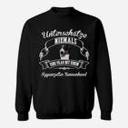 Sweatshirt Frauen mit Appenzeller Sennenhund Spruch, Unterschätze nie