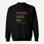 Tätowierter Biged Papa Wie Ein Normaler Vater Nur Kühleres De Sweatshirt