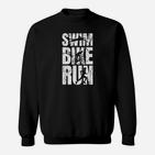 Triathlon Schwimmen Fahrrad Fahren Laufen Sweatshirt