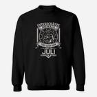 Unterschätze Nie Einen Alten Mann Juli Geburtstag Sweatshirt, Retro Design