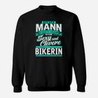 Vegeben Eine Eine Sexy Und Clevere Bikerin Sweatshirt
