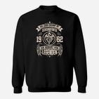 Vintage 1962 Legenden Geburtsjahr Sweatshirt, Retro Schwarz Tee