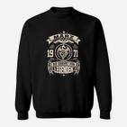 Vintage 1971 Legenden März Geburtstag Sweatshirt, Retro Design