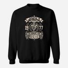 Vintage 1977 Geburt von Legenden Schwarzes Tee, Retro Jahrgang Design Sweatshirt