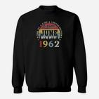 Vintage Juni 1962 Lustiges Sweatshirt zum 59. Geburtstag