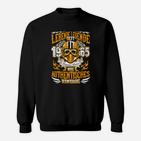 Vintage Lebenslegende 1963 Sweatshirt, Totenkopf mit Lorbeer