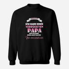 Vorrücker Papa Vatertag Vater Art Babygeburt Schwangerschaft Sweatshirt