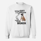Boxer-Hunde Liebhaber Sweatshirt, Spruch für wahre Freunde