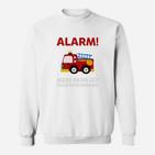 Feuerwehrmann Papa Alarm Kinder Sweatshirt, Besonderes Geschenk für Feuerwehr-Elternkinder