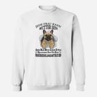 Französische Bulldogge 02 Jede Frau Kann Mutter Sein Sweatshirt