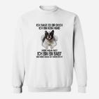 Französische Bulldogge Sweatshirt, Ich Bin Kein Hund Design für Fans