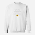 Herren Sweatshirt mit Spruch & Emoji, Lustiges Design - Weiß