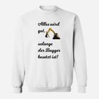 Humorvolles Bagger-Sweatshirt für Erwachsene, Bagger Besetzt Motiv