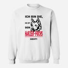 Lustiges Harzer-Fuchs Sweatshirt für Hundeliebhaber, Hunde-Design Tee