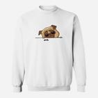 Lustiges Mops-Welpen Sweatshirt für Tierfreunde