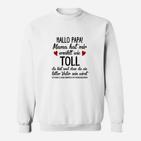 Lustiges Sweatshirt zum Vatertag: Toller Papa in Spe, Witziges Design