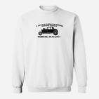 Oldtimer-Treffen Sweatshirt 2017, weißes Event-Design für Samstag