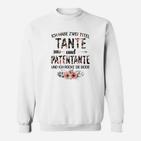 Tante & Patentante Sweatshirt, Stolzes Tanten Design