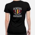Belgier Helden für Deutschland Frauen Tshirt, Patriotisches Belgien-Thema