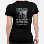 Brüder im Kampf Schwarz Frauen Tshirt, Inspirierendes Krieger Zitat Design