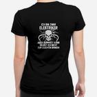 Elektriker Humor Frauen Tshirt mit Spruch, Lustiges Elektriker-Frauen Tshirt