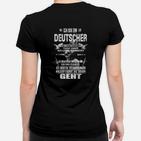 Ich Bin Ein Deutscher Liebe Eishockey Frauen T-Shirt