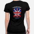 Ich bin nicht perfekt aber ein Brite Frauen Tshirt, Stolz mit UK-Flagge